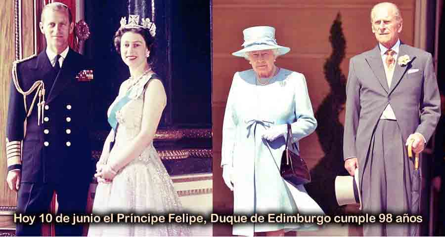 Imagen de 10 de junio: cumpleaños del Príncipe Felipe Duque de Edimburgo.